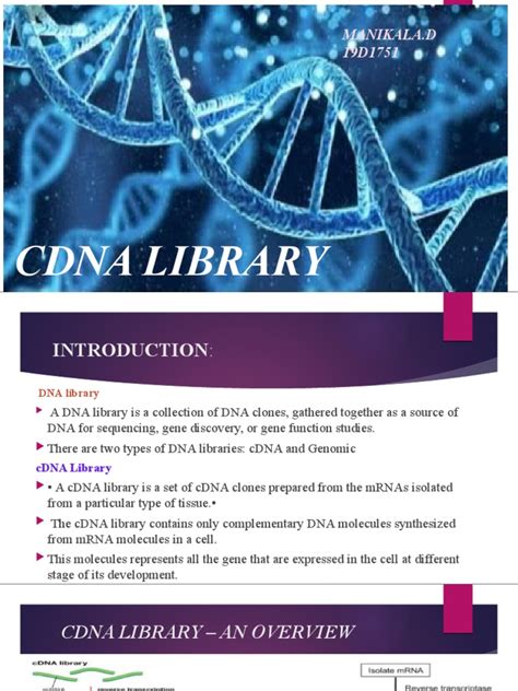Image result for CDNA Library Applications