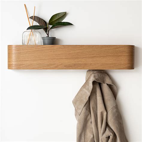 Kazai. Wall-Mounted Coat Rack 'Toke' | Modern Design Coat Rack with ...