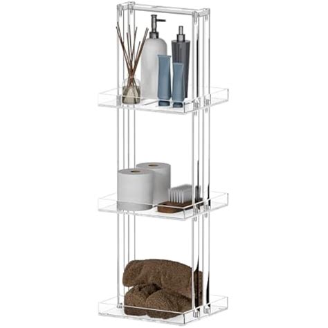 Aquiver Acrylic Standing Shower Caddy - 3 Tier India | Ubuy