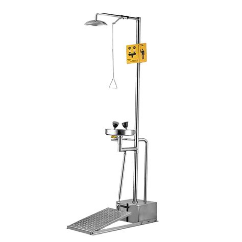 Buy Stainless Steel Emergency Eyewash Station, Combination security Eye ...