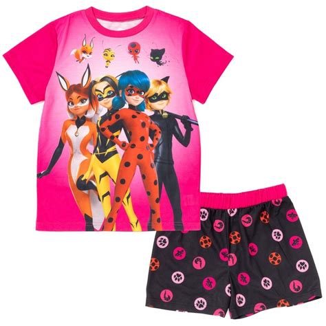 Buy Miraculous Vesperia Rena Rouge Cat Noir Girls Pajama Shirt and ...