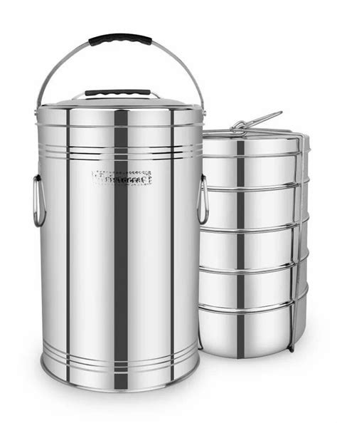 Stainless Steel HotTiffin - Hot Canteen SS Tiffin Trader - Retailer ...