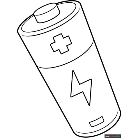 Battery | Free printable coloring sheets, Free printable coloring, Coloring pages