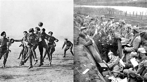 When World War I paused for Christmas, and enemy soldiers played football