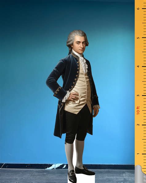 🎼 Wolfgang Amadeus Mozart Cardboard Cutout – Famous Classical Composer ...