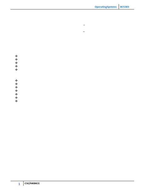 Image result for Module 2 OS Bcs303