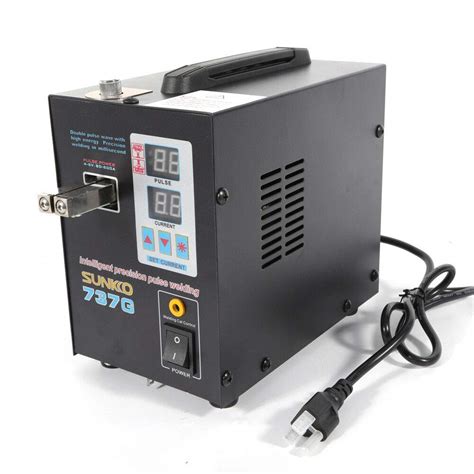 Buy TFCFL 737G Handheld Pulse Spot Welder Machine Dual Pulse Battery ...
