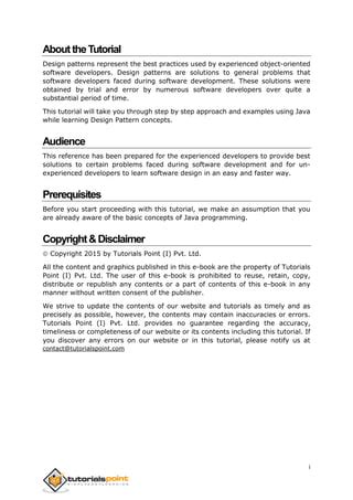 Image result for Software Design Pattern Tutorial