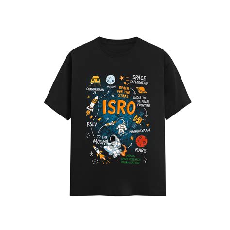 Unisex Classic Crew ISRO T-Shirt – Some-What Immortal