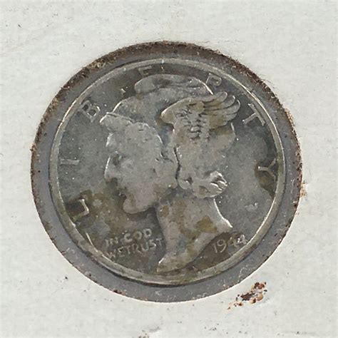 1944 Silver Mercury Head Dime | Property Room