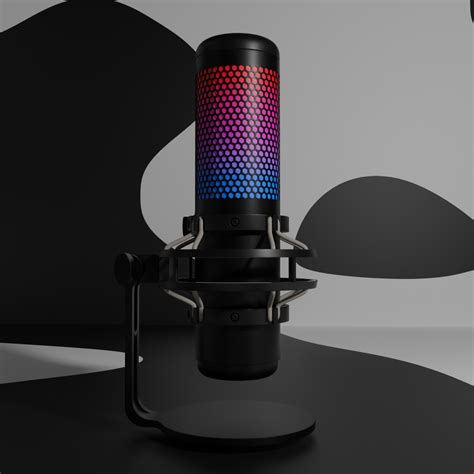 OBJ file Microphone HyperX QuadCast S 🎤・Design to download and 3D print ...