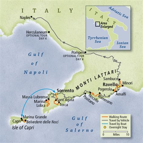 Where Is Amalfi Coast On Italy Map at Claire Ryder blog