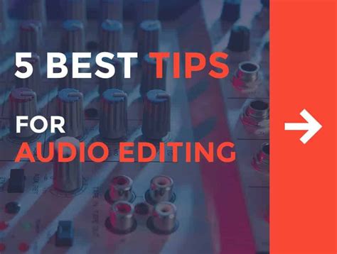 Image result for Editing Audio Tips