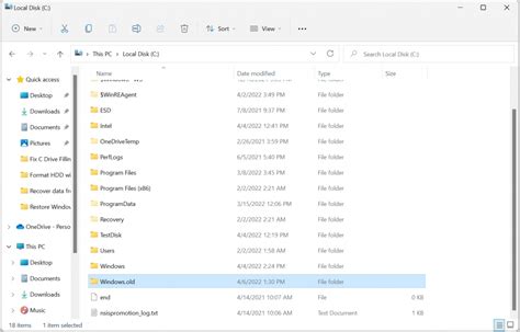How to Find Windows.old File 的图像结果