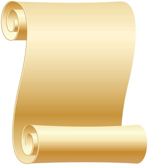 Empty Scroll Transparent PNG Clip Art Image | Gallery - Clip Art Library