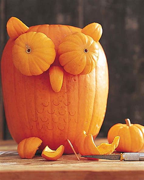 Pumpkin Owls & Video | Martha Stewart
