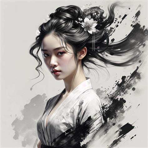 中國水墨畫 Ai 的图像结果