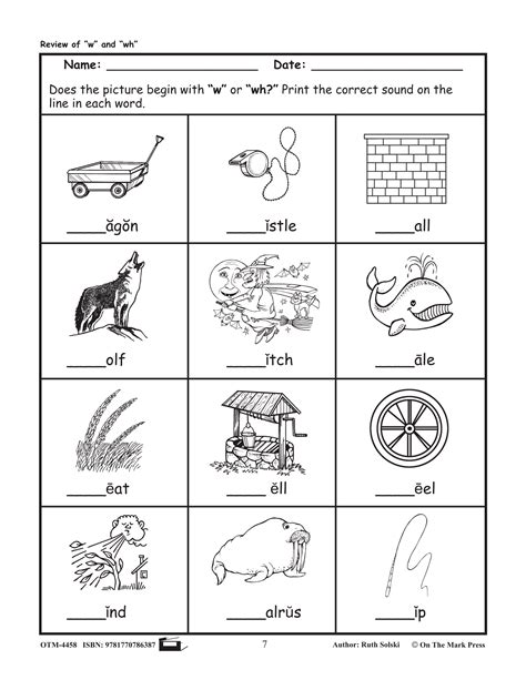 Image result for WH Digraph Worksheet