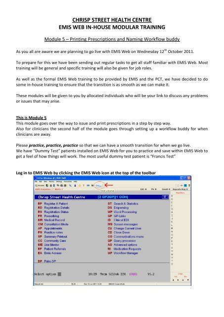 EMIS Web Tutorial Surgery 的图像结果