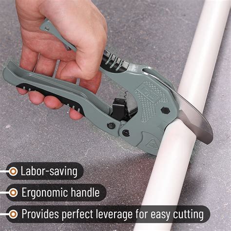 Snapklik.com : Bates- PVC Pipe Cutter, Cuts Up To 1-5/8", Silver ...