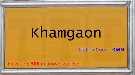 KMN / Khamgaon Railway Station | Train Arrival / Departure Timings at ...