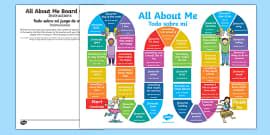 Sports Board Game Spanish