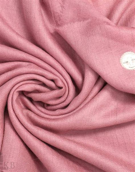 Buy GI Certified Rose Pink Solid Cashmere Pashmina Stole at Best Prices ...