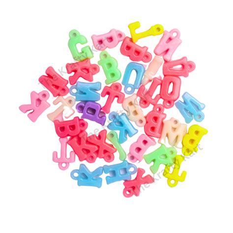 Cute Bracelet Charm - Alphabet | The Krafty Kart Resin Store