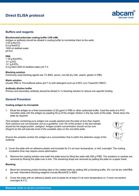 Image result for Elisa Protocol Blocking Buffer