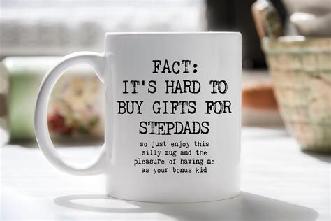Stepdad Fathers Day Gift Funny Step Father Mug Funny Gift - Etsy