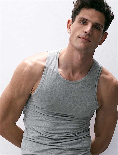 Buy 2 Pack Modal Rich 360 Flex Sleeveless Vest at Marks & Spencer