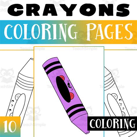 Crayons Coloring Worksheets 的图像结果