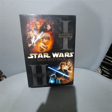 DVD Star Wars A Ameaça Fantasma 1 Saga DVD Pack Ataque dos Clones ...