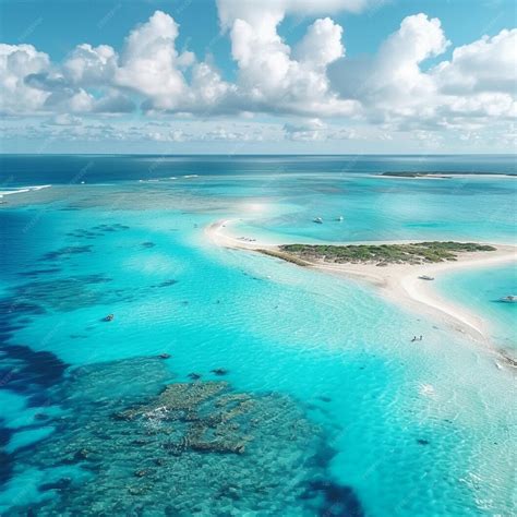 Tropical Paradise Los Roques Archipelago Caribbean Island | Premium AI ...