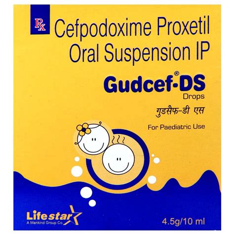 Gudcef DS Drops | Uses, Side Effects, Price | Apollo Pharmacy