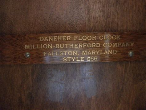 DANEKER G66 Grandmother Floor Clock w/ MINT Case | #1796638953