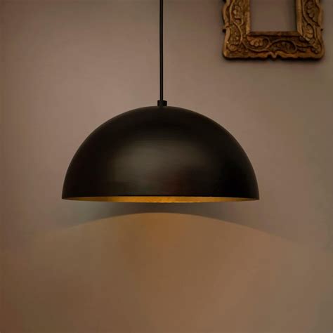 Buy HOMESAKE Contemporary Decor Black Metal Ceiling Lamp from Homesake ...