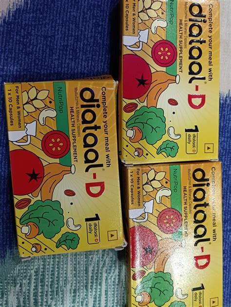 Diataal-D Multivitamin for Men & Women | With added Vitamin D, B12, ALA ...