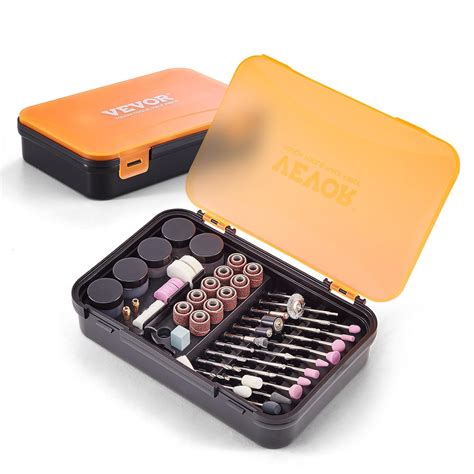 VEVOR Rotary Tool Accessories Kit 357PCS, 1/8" Diameter Shank Power Rotary Tool Accessories Set ...