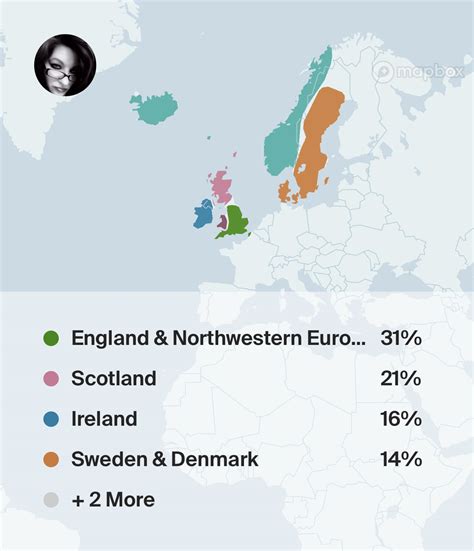 Map of Europe, England, and Northwestern Europe