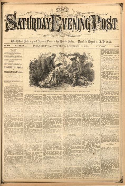December 12, 1874 Archives | The Saturday Evening Post