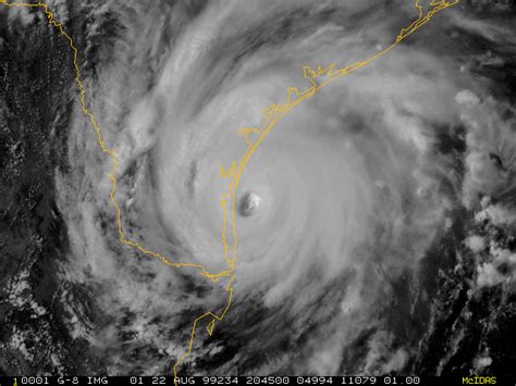 Hurricane Bret: August 22 1999