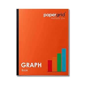 Papergrid Graph Book - 28 cm x 22 cm, 64 Pages, Soft Cover - Pack of 12 ...