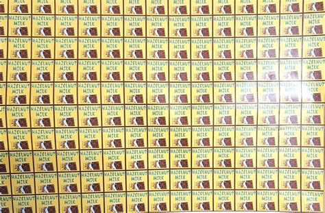 Hazelnut Milk Flavour Cavity Size Sqaure Chocolate Stickers – Brand ...