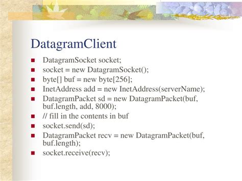 Image result for DatagramPacket
