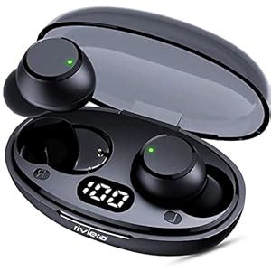 Riviera R008 Wireless TWS Earbuds with Bluetooth 5.2, IPX4, LED Display ...