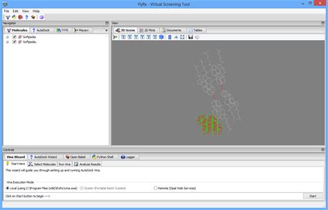 PyRx Tutorial 的图像结果