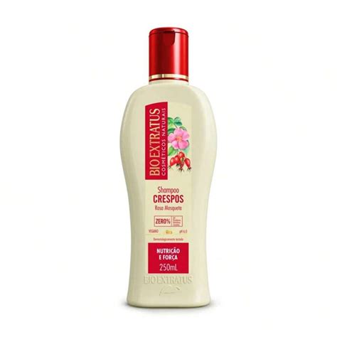 Shampoo e Máscara Crespos Rosa Mosqueta Bio Extratus 250ml | SHEIN Brasil