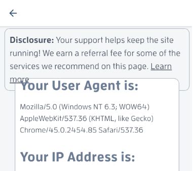 Image result for Android Change User Agent