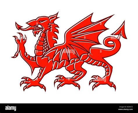 Welsh red dragon hi-res stock photography and images - Alamy